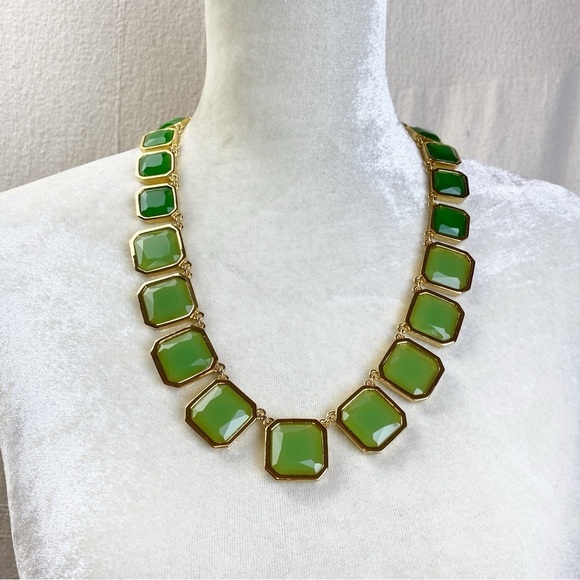KATE SPADE "Frame of Mind" Emerald Green Necklace - Picture 1 of 6